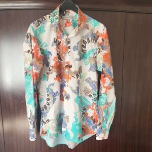 Etro Vibrant Patterned Button Down Shirt
